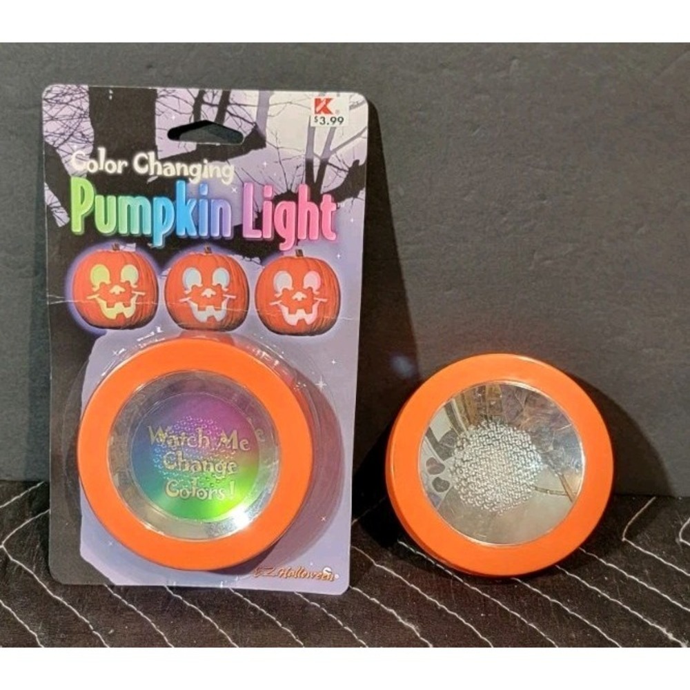 Vintage‎ Kmart Color Changing Pumpkin Lights